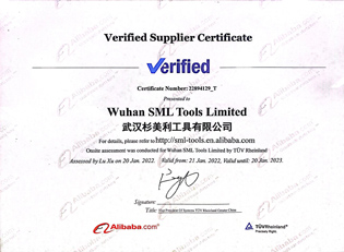 verified supplier certificate